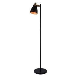 [5-90140] ****Royal Homes Floor Lamp E26 Matt Black &amp; Gold
