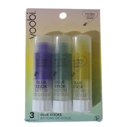 [035 2348 / OFME0845] Yoobi 3pc Non Toxic Glue Sticks (2 Pack)