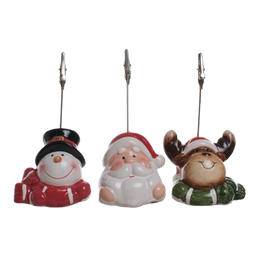 [831-MX2472-066] Miro Santa/ Snowman/ Deer NoteHolder