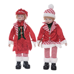 [831-XMTX254-1020A] Miro Standing Carollers Musical Ornament 43cm 17 In.