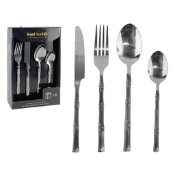 [716-01714] Royal Norfolk 16pc Cutlery Set, Silver