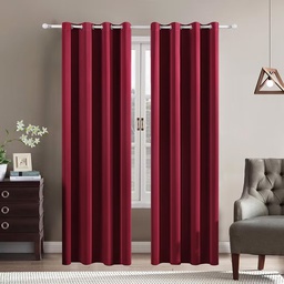 [715-BO-BURG CHBC27790] Classy Homes Blackout Curtains 52In.x90In.