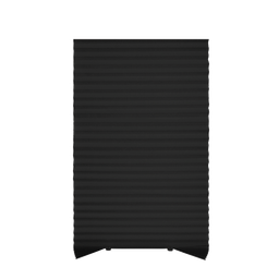 [KC20205236BK] ****Kenneth Cole Temporary Pleated Blinds, Black/72x90''