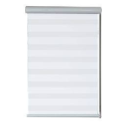 [KC202052325WH] Kenneth Cole Luxury Zebra Blinds 48x90 In. (Blackout) White