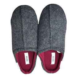 [KCSC0322-CA-L] ****Kenneth Cole Men Mule Slipper Charcoal, Large