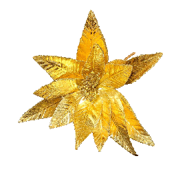 [XQ1672A0284G] Christmas Poinsettia Stem 35x60cm